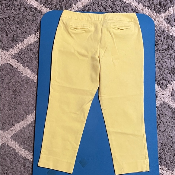Talbots Light Yellow Signature Pants - Picture 3 of 5